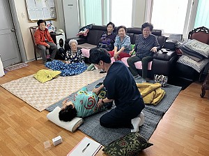 [경로당연계사업] 물리치료사와 함께하는 운동교실(6월) 2회기 진행