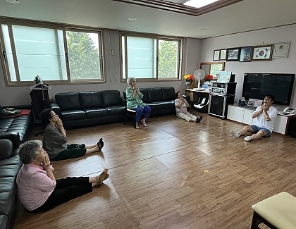 [경로당연계사업] 물리치료사와 함께하는 운동교실(6월) 5회기 진행