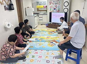 [경로당연계사업] 북부병원과 함께하는 '찾아가는 건강정보제공PG' 낙상·골절 예방교육, 골밀도 검사 진행