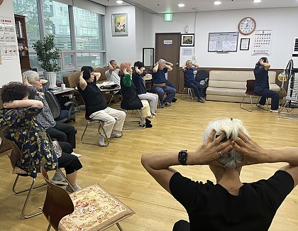 [경로당연계사업] 물리치료사와 함께하는 운동교실(9월) 5회기 진행