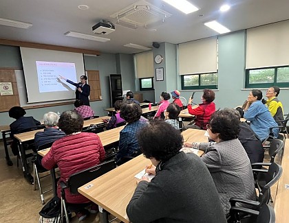 [건강관리실] 서울특별시 북부병원과 함께하는 "노년기 만성질환관리교육"